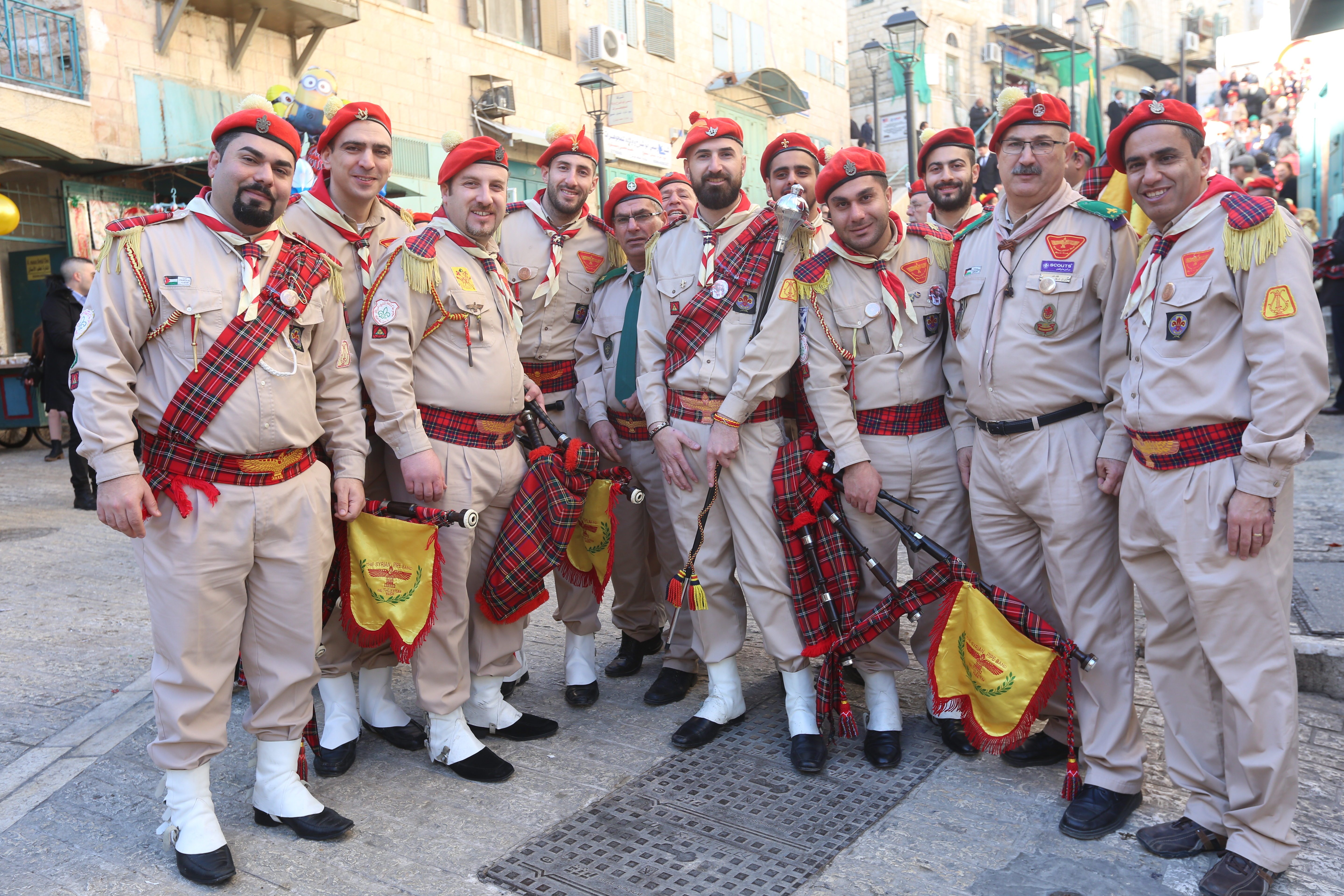  رئيسة وأعضاء مجلس بلدية بيت لحم يشاركون في إحتفالات أعياد الميلاد المجيدة حسب التقويم الشرقي ويستقبلون غبطة بطريرك الروم الارثوذكس ونيافة مطارنة السريان والأقباط والأحباش 