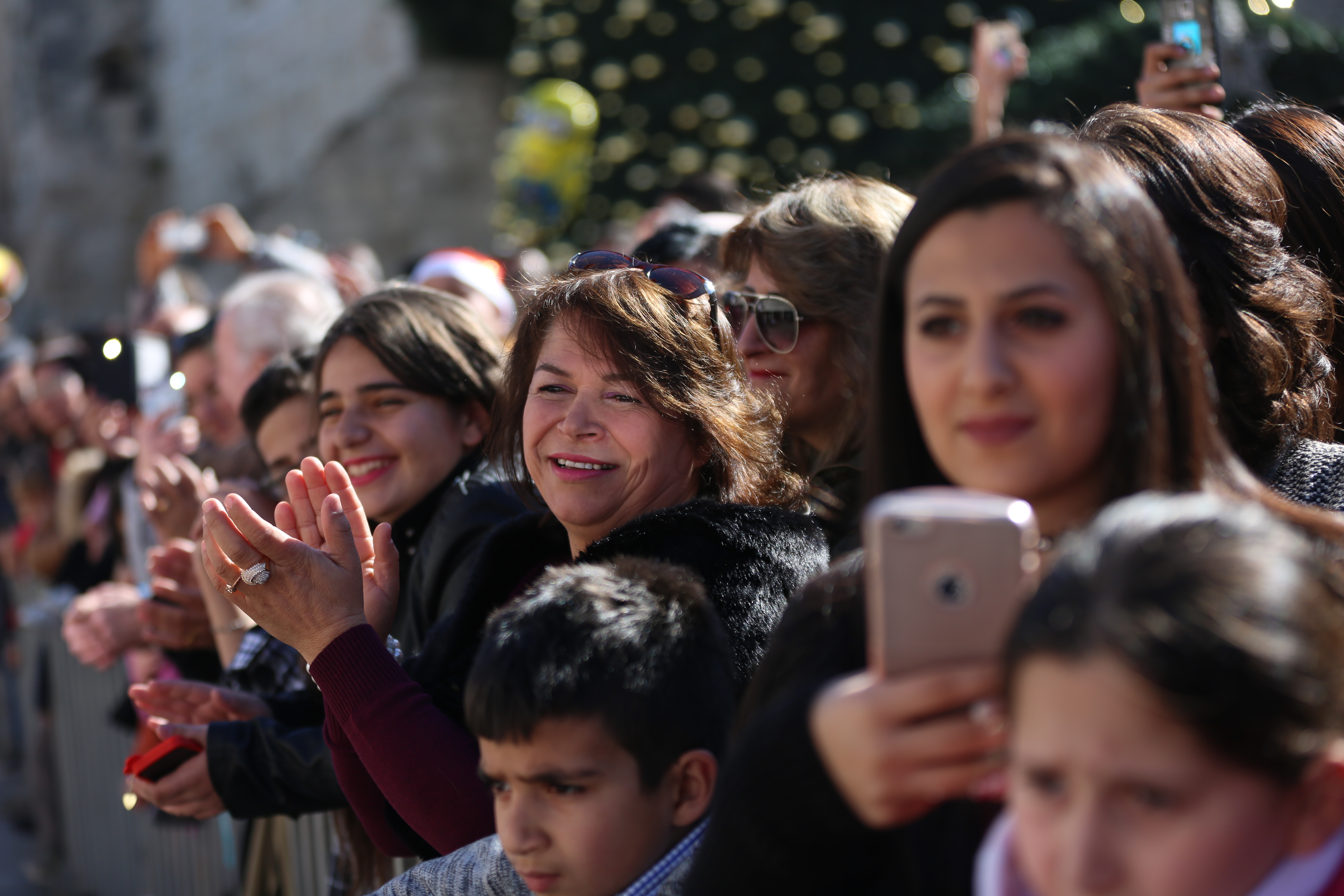  رئيسة وأعضاء مجلس بلدية بيت لحم يشاركون في إحتفالات أعياد الميلاد المجيدة حسب التقويم الشرقي ويستقبلون غبطة بطريرك الروم الارثوذكس ونيافة مطارنة السريان والأقباط والأحباش 