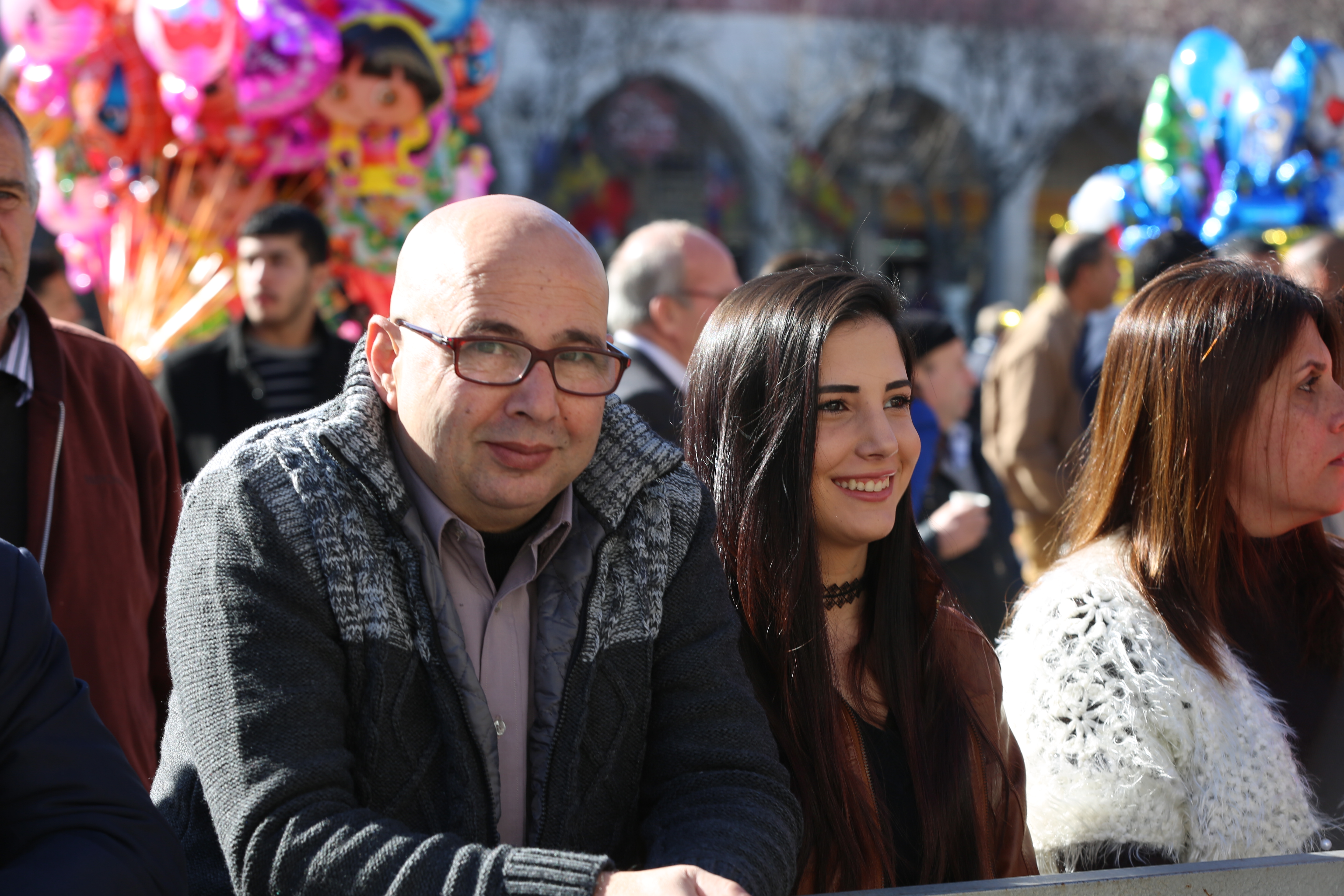  رئيسة وأعضاء مجلس بلدية بيت لحم يشاركون في إحتفالات أعياد الميلاد المجيدة حسب التقويم الشرقي ويستقبلون غبطة بطريرك الروم الارثوذكس ونيافة مطارنة السريان والأقباط والأحباش 