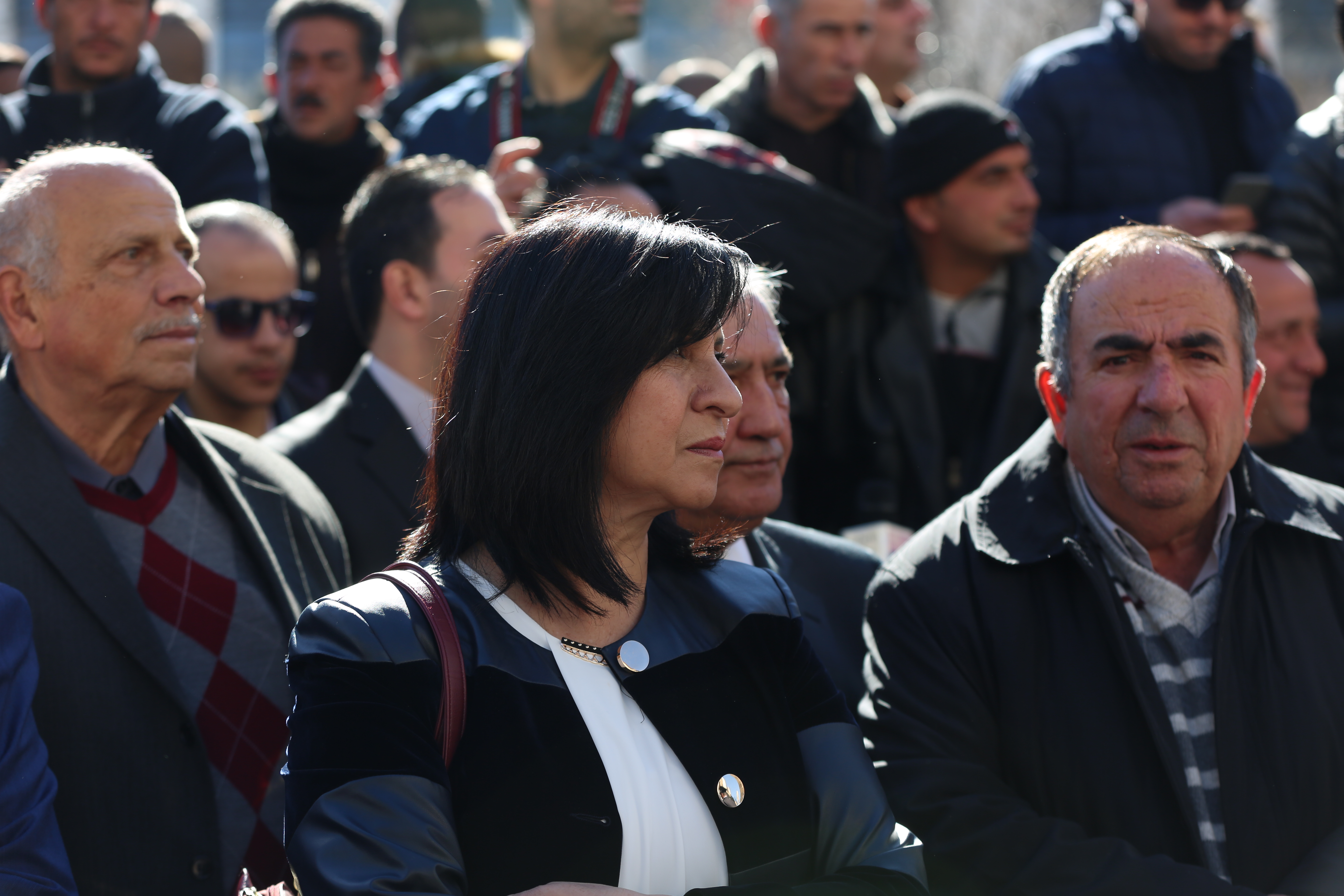  رئيسة وأعضاء مجلس بلدية بيت لحم يشاركون في إحتفالات أعياد الميلاد المجيدة حسب التقويم الشرقي ويستقبلون غبطة بطريرك الروم الارثوذكس ونيافة مطارنة السريان والأقباط والأحباش 