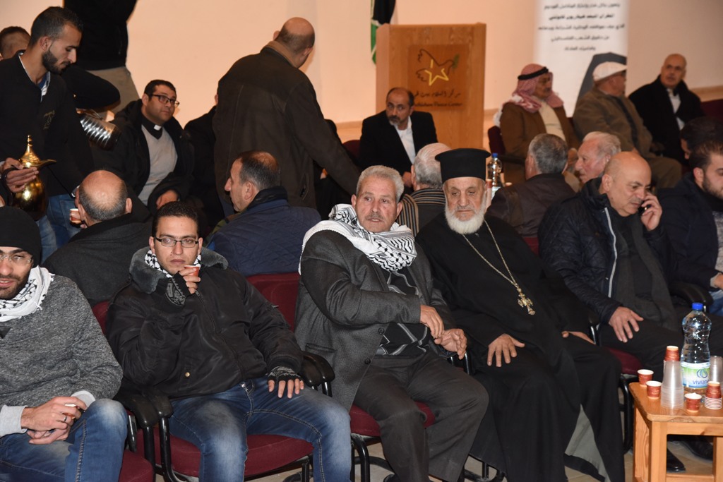 بيت عزاء للمطران المناضل هيلاريون كابوتشي في مركز السلام بيت لحم