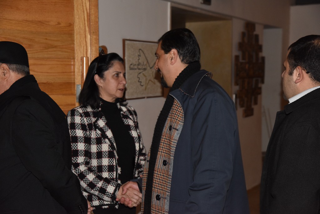 بيت عزاء للمطران المناضل هيلاريون كابوتشي في مركز السلام بيت لحم