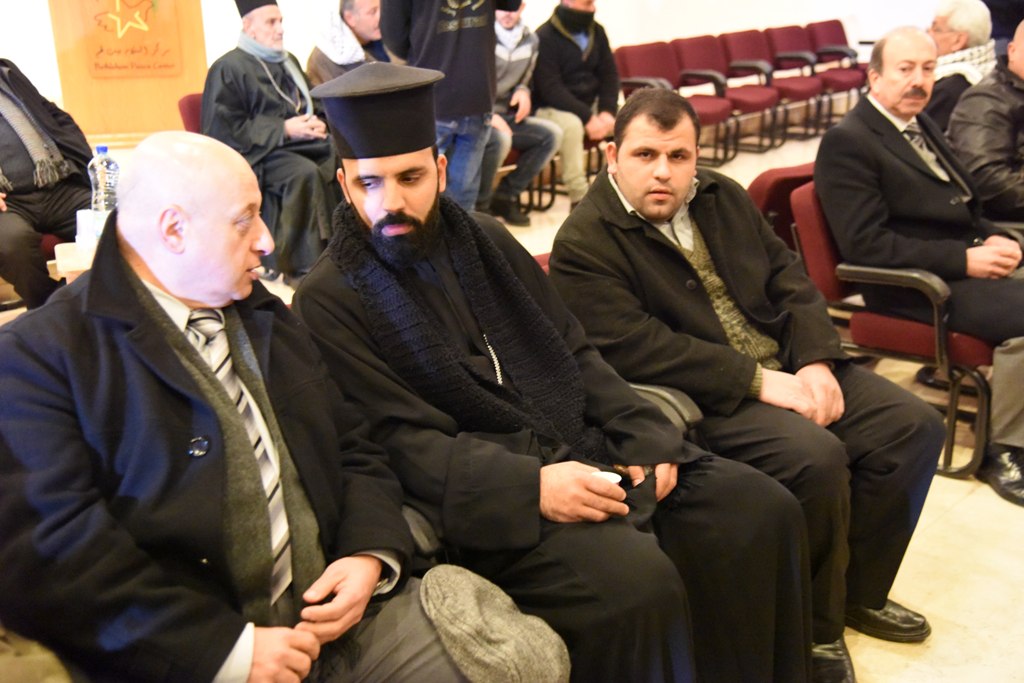 بيت عزاء للمطران المناضل هيلاريون كابوتشي في مركز السلام بيت لحم