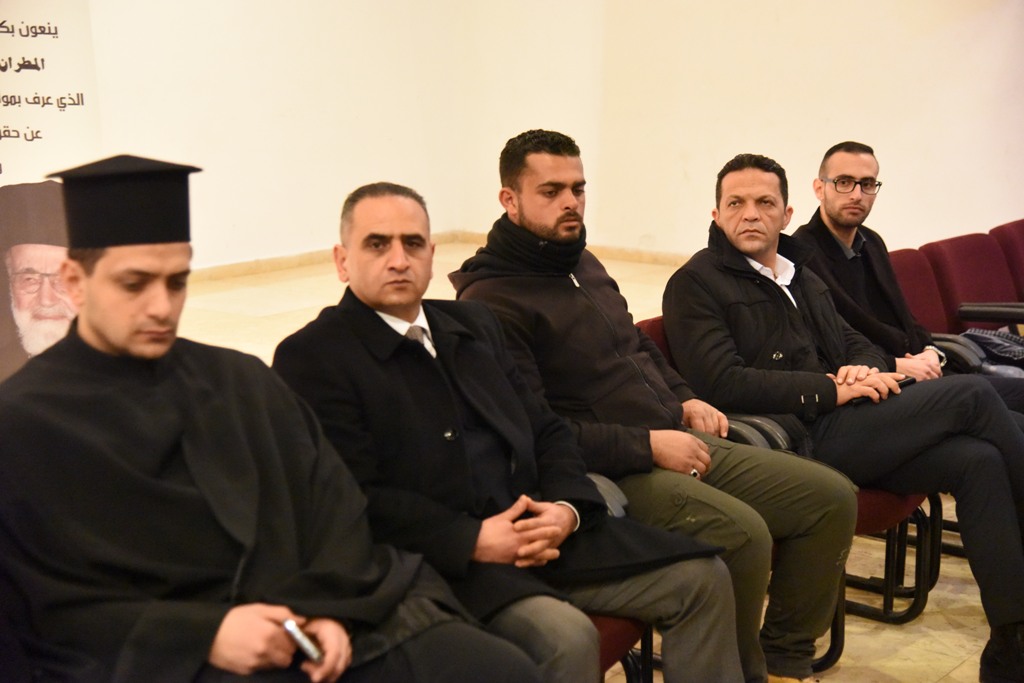 بيت عزاء للمطران المناضل هيلاريون كابوتشي في مركز السلام بيت لحم