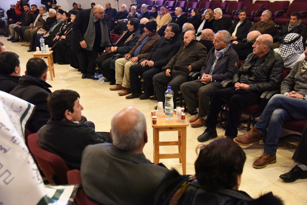 بيت عزاء للمطران المناضل هيلاريون كابوتشي في مركز السلام بيت لحم