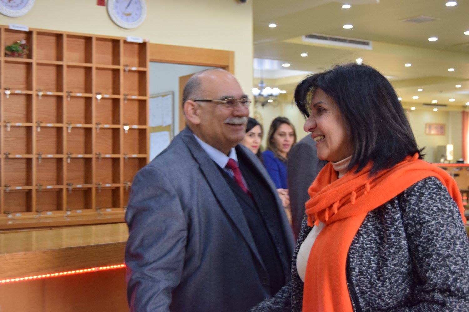 الحفل الميلادي الخاص بموظفي بلدية بيت لحم 13-1-2017