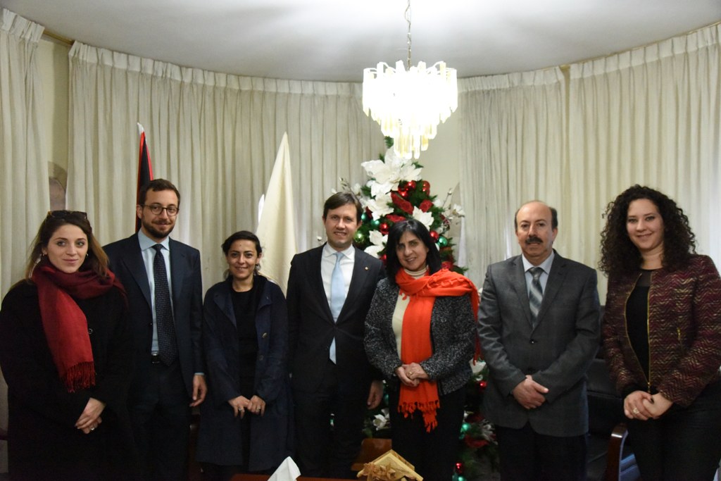 رئيسة بلدية بيت لحم تستقبل ممثلة النرويج في فلسطين ورئيس بلدية فلورنسا ويبحثون سبل تعزيز التعاون المشترك