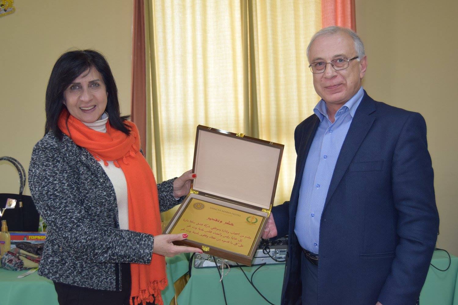 الحفل الميلادي الخاص بموظفي بلدية بيت لحم 13-1-2017