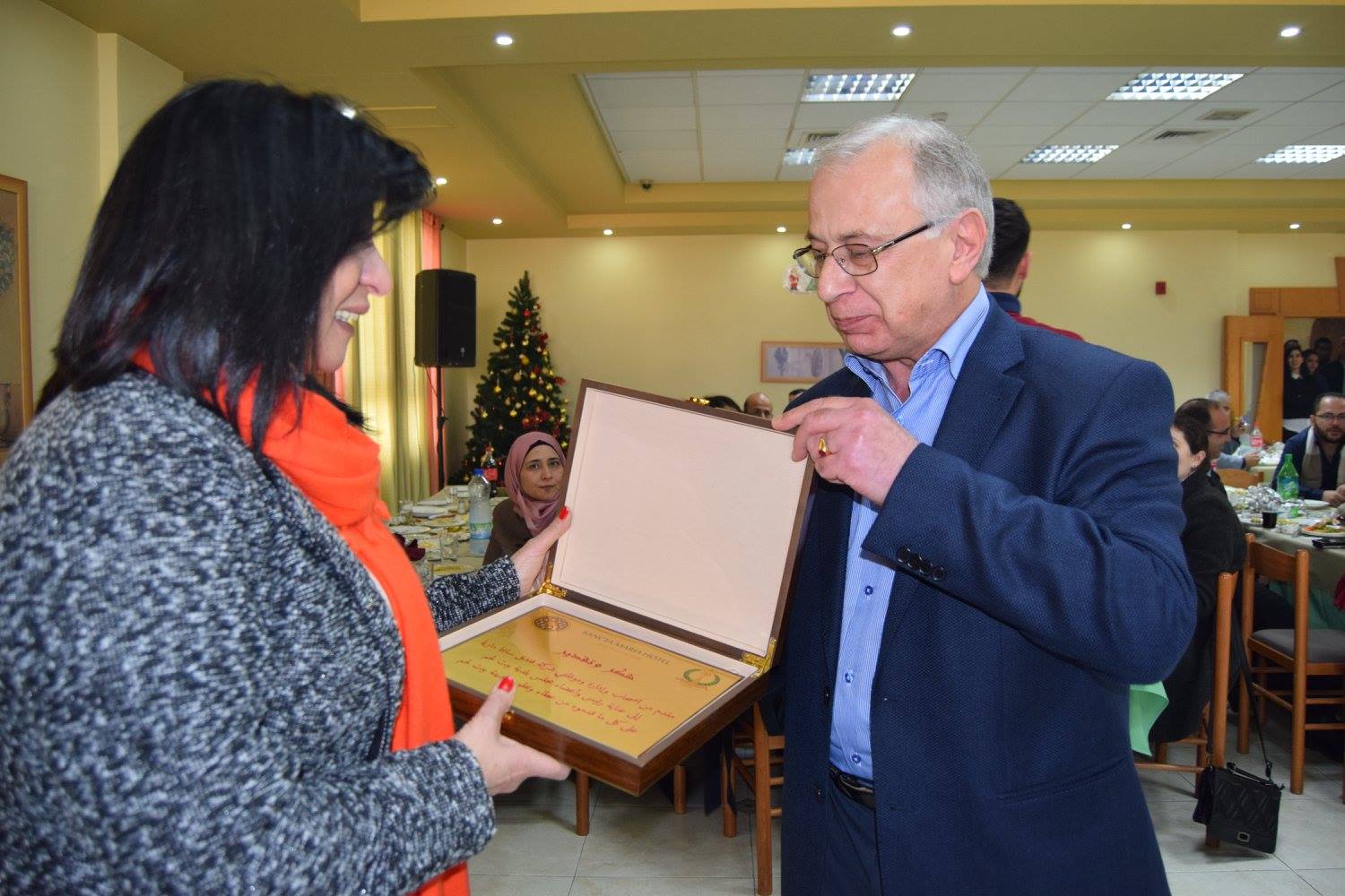 الحفل الميلادي الخاص بموظفي بلدية بيت لحم 13-1-2017