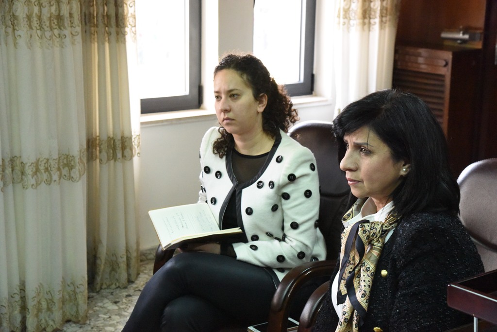 رئيسة بلدية بيت لحم تستقبل القنصل الإيطالي العام وممثلة الوكالة الإيطالية للتعاون الإنمائي وتقدم لهم مقترحات لمشاريع جديدة 