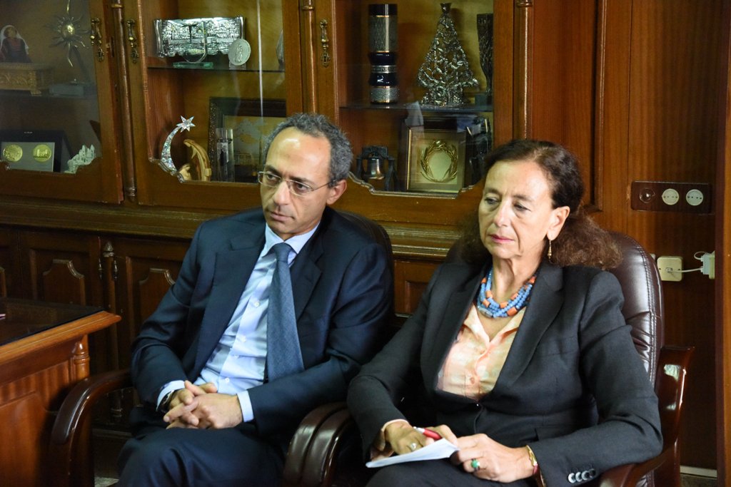 رئيسة بلدية بيت لحم تستقبل القنصل الإيطالي العام وممثلة الوكالة الإيطالية للتعاون الإنمائي وتقدم لهم مقترحات لمشاريع جديدة 