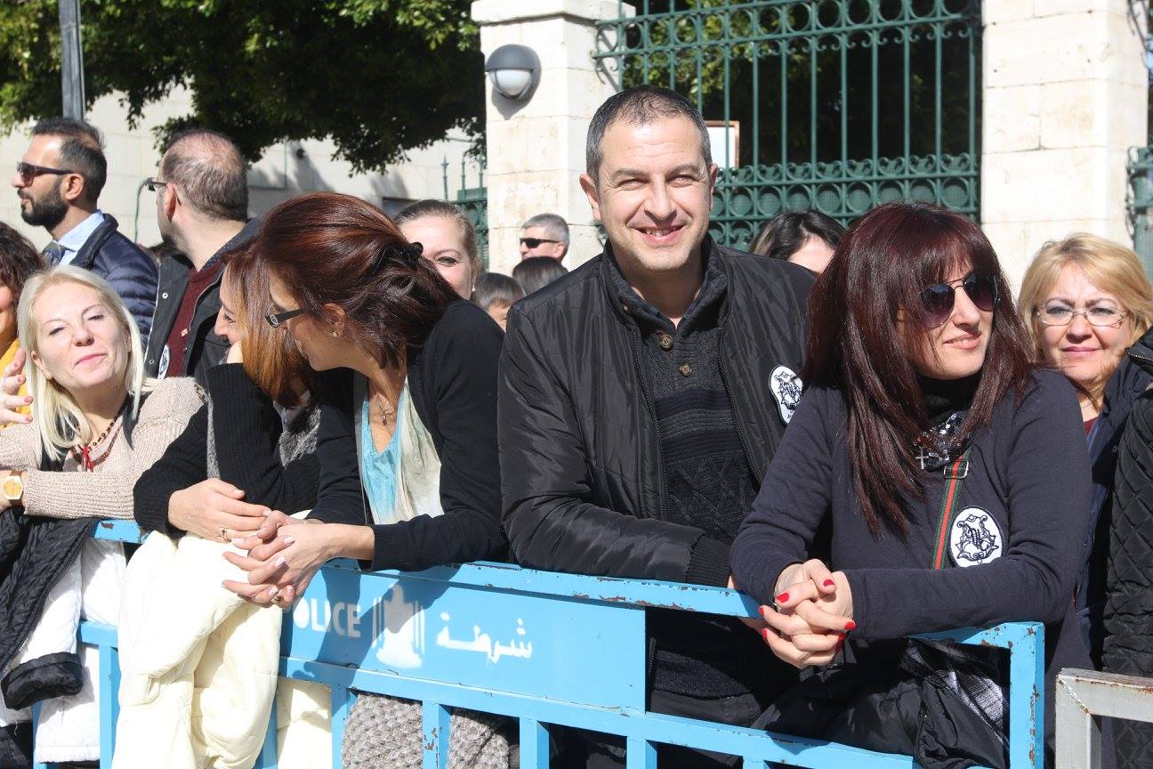 رئيسة وأعضاء مجلس بلدية بيت لحم يشاركون في استقبال غبطة بطريرك الأرمن نورهان مانوجيان