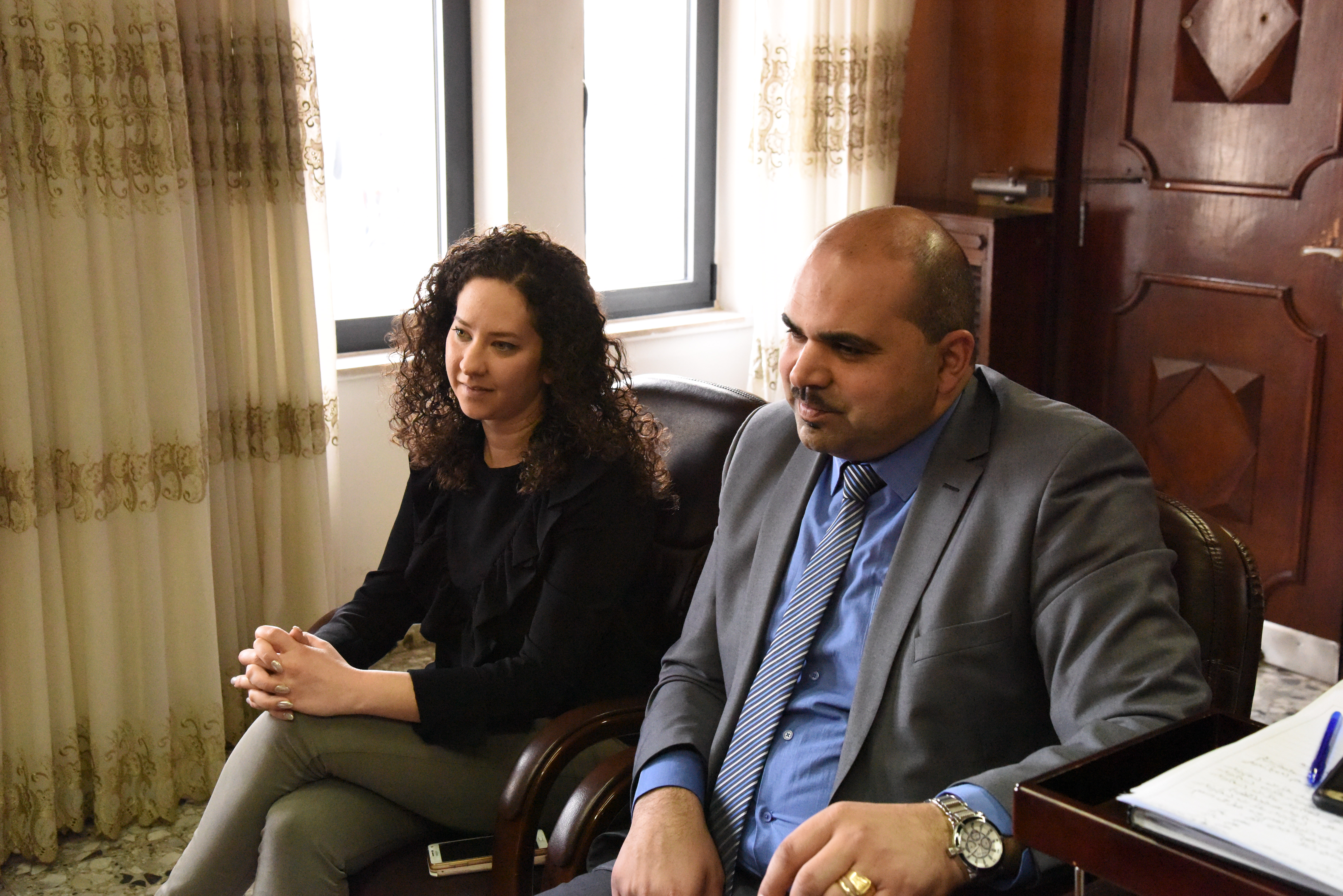 نائب رئيسة بلدية بيت لحم يستقبل ممثل الهند الجديد لدى دولة فلسطين 