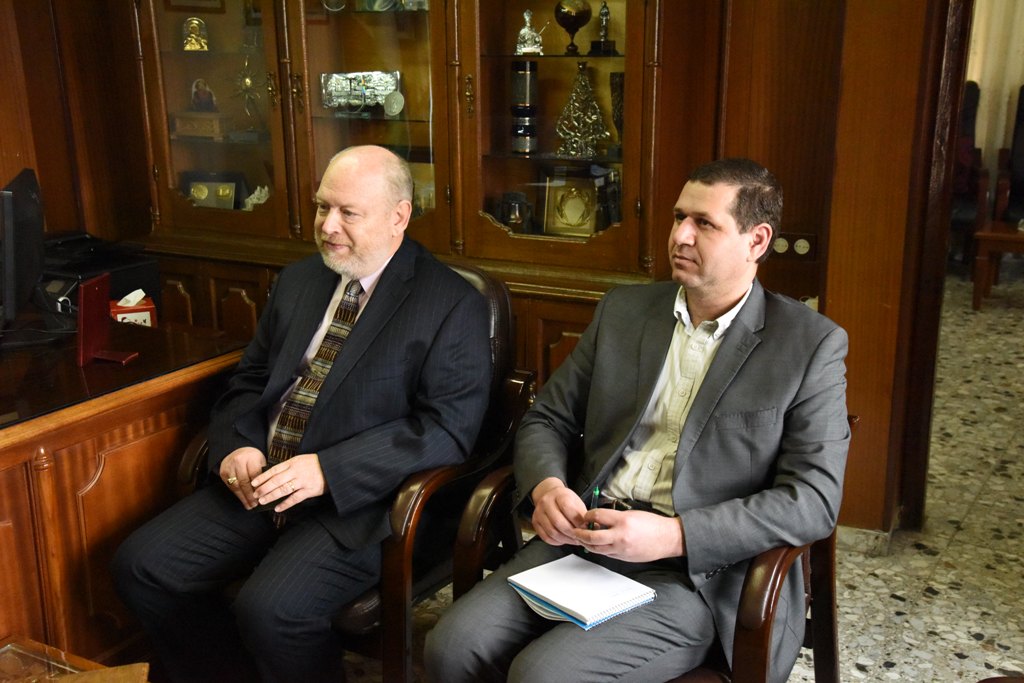 رئيسة بلدية بيت لحم تستقبل المستشار الاقتصادي الجديد في القنصلية الأمريكية العامة في القدس 