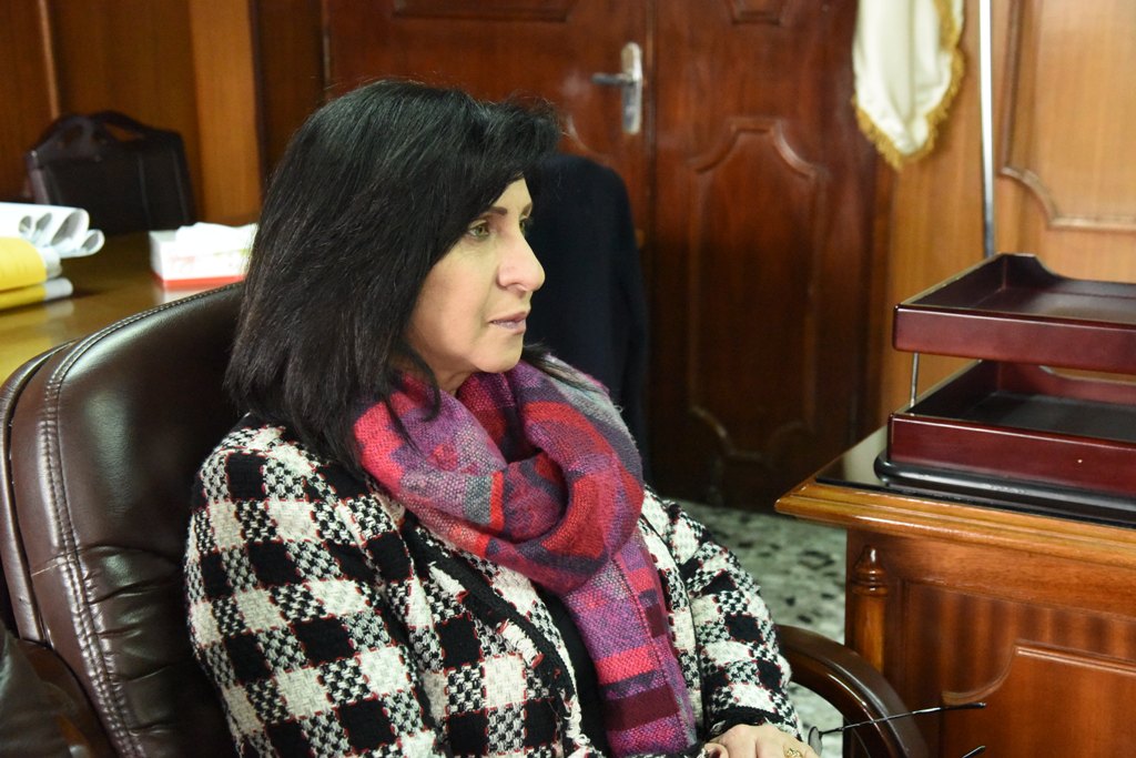 رئيسة بلدية بيت لحم تستقبل المستشار الاقتصادي الجديد في القنصلية الأمريكية العامة في القدس 