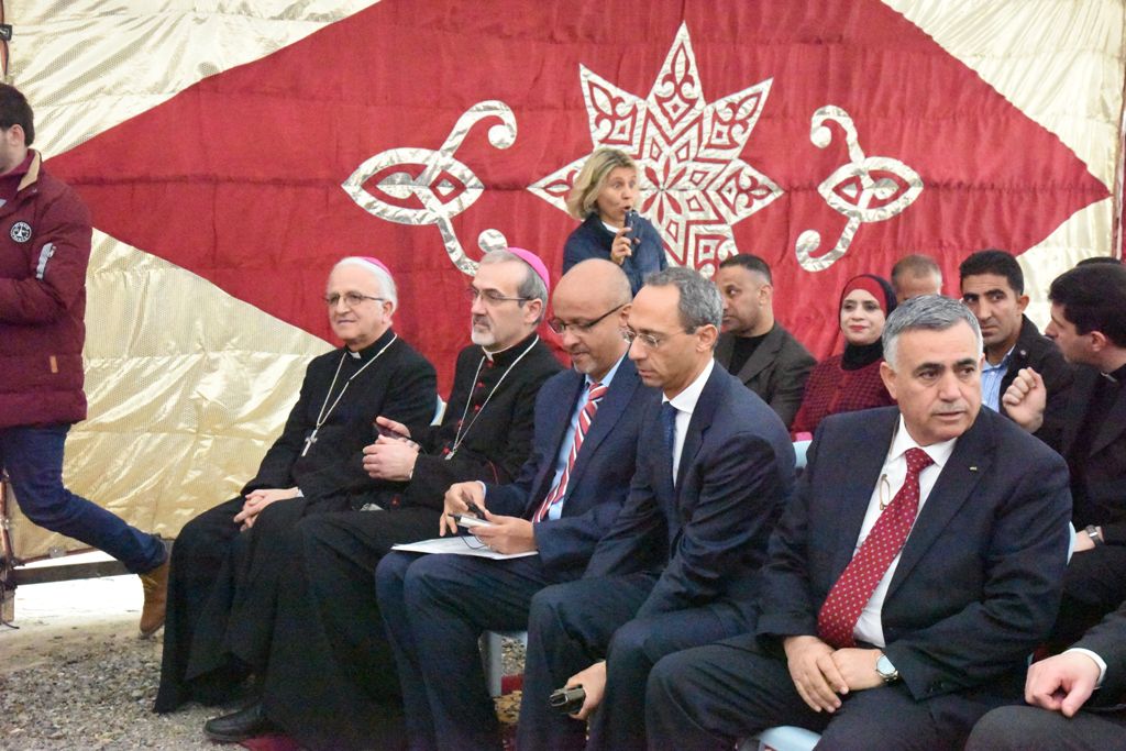  نائب رئيسة بلدية بيت لحم يشارك في الحفل المجتمعي للمستفيدين ضمن برنامج تسهيل الوصول لخدمات البنية التحتية للمناطق ( ج  ) والقدس الشرقية