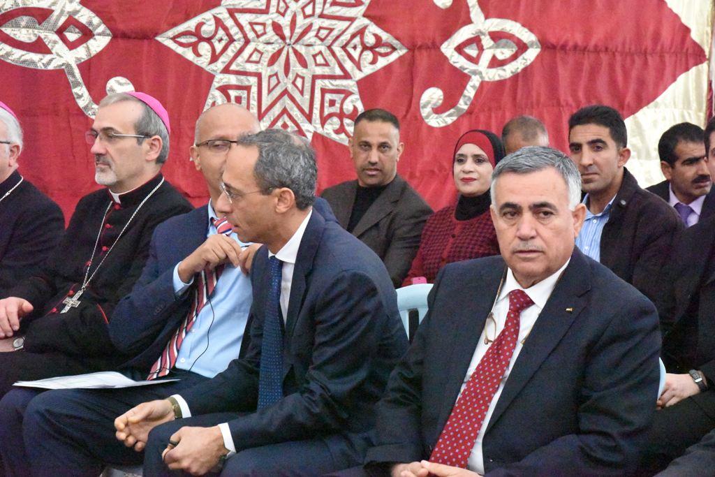  نائب رئيسة بلدية بيت لحم يشارك في الحفل المجتمعي للمستفيدين ضمن برنامج تسهيل الوصول لخدمات البنية التحتية للمناطق ( ج  ) والقدس الشرقية