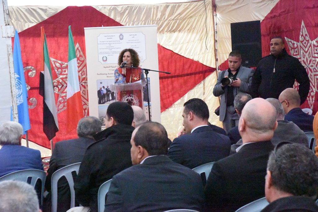  نائب رئيسة بلدية بيت لحم يشارك في الحفل المجتمعي للمستفيدين ضمن برنامج تسهيل الوصول لخدمات البنية التحتية للمناطق ( ج  ) والقدس الشرقية