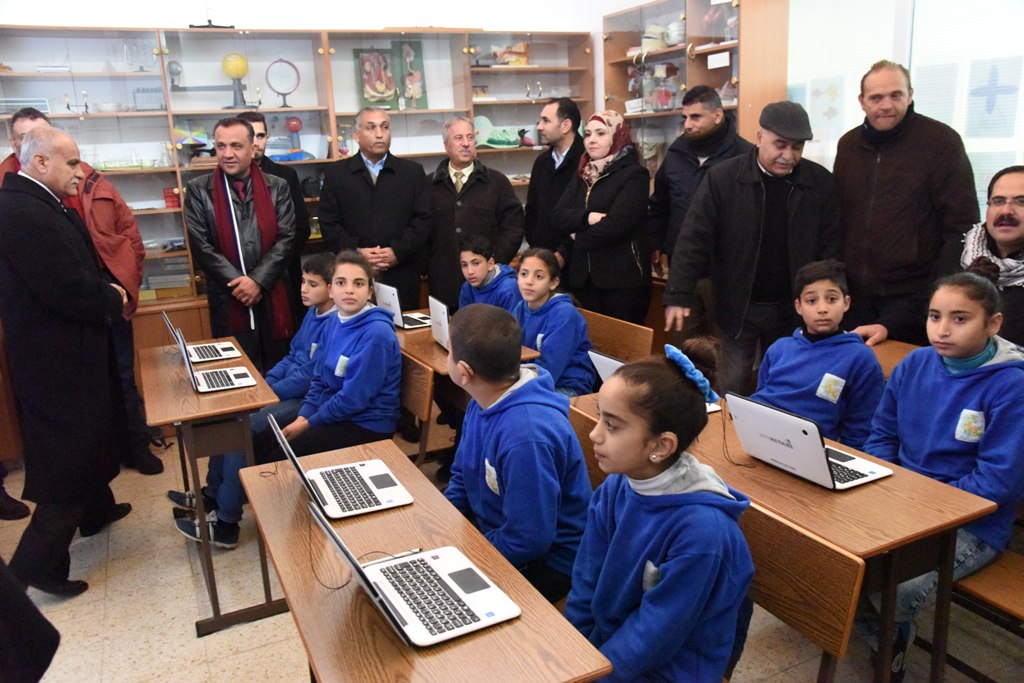 بلدية بيت لحم ومديرية التربية والتعليم تُطلِقان مشروع الرقمنة في مدينة بيت لحم