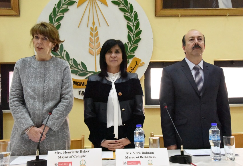  بابون  وريكر ورؤساء البلديات الشريكة يدشنون إفتتاح وإطلاق أعمال مجلس الخدمات المشترك لتطوير السياحة في محافظة بيت لحم