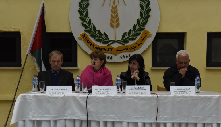  بابون  وريكر ورؤساء البلديات الشريكة يدشنون إفتتاح وإطلاق أعمال مجلس الخدمات المشترك لتطوير السياحة في محافظة بيت لحم