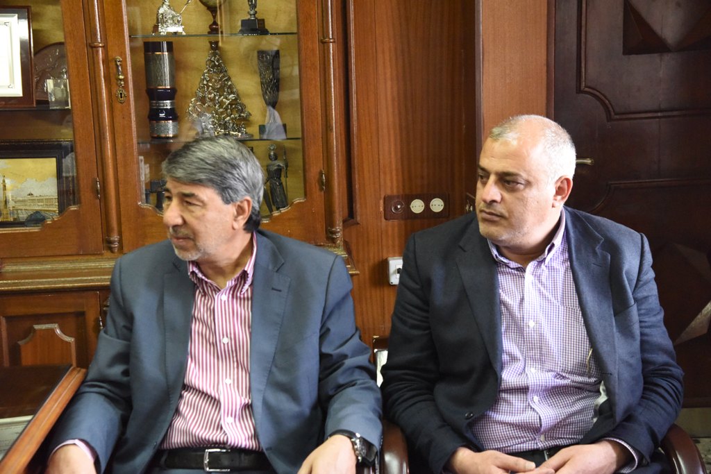 رئيسة بلدية بيت لحم تستقبل القس بولسون من كنيسة انجلترا وسفير دولة فلسطين لدى البرازيل   