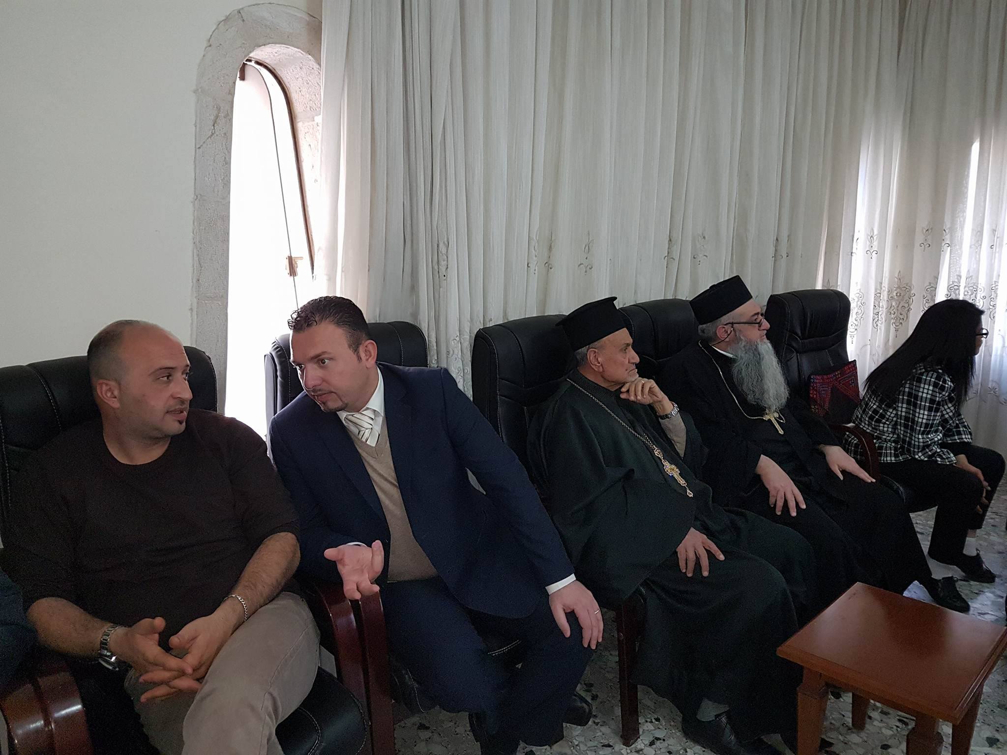  بلدية بيت لحم بالتعاون مع المحافظة ينظمون حفل إستقبال لمحبوب العرب يعقوب شاهين في ساحة المهد 