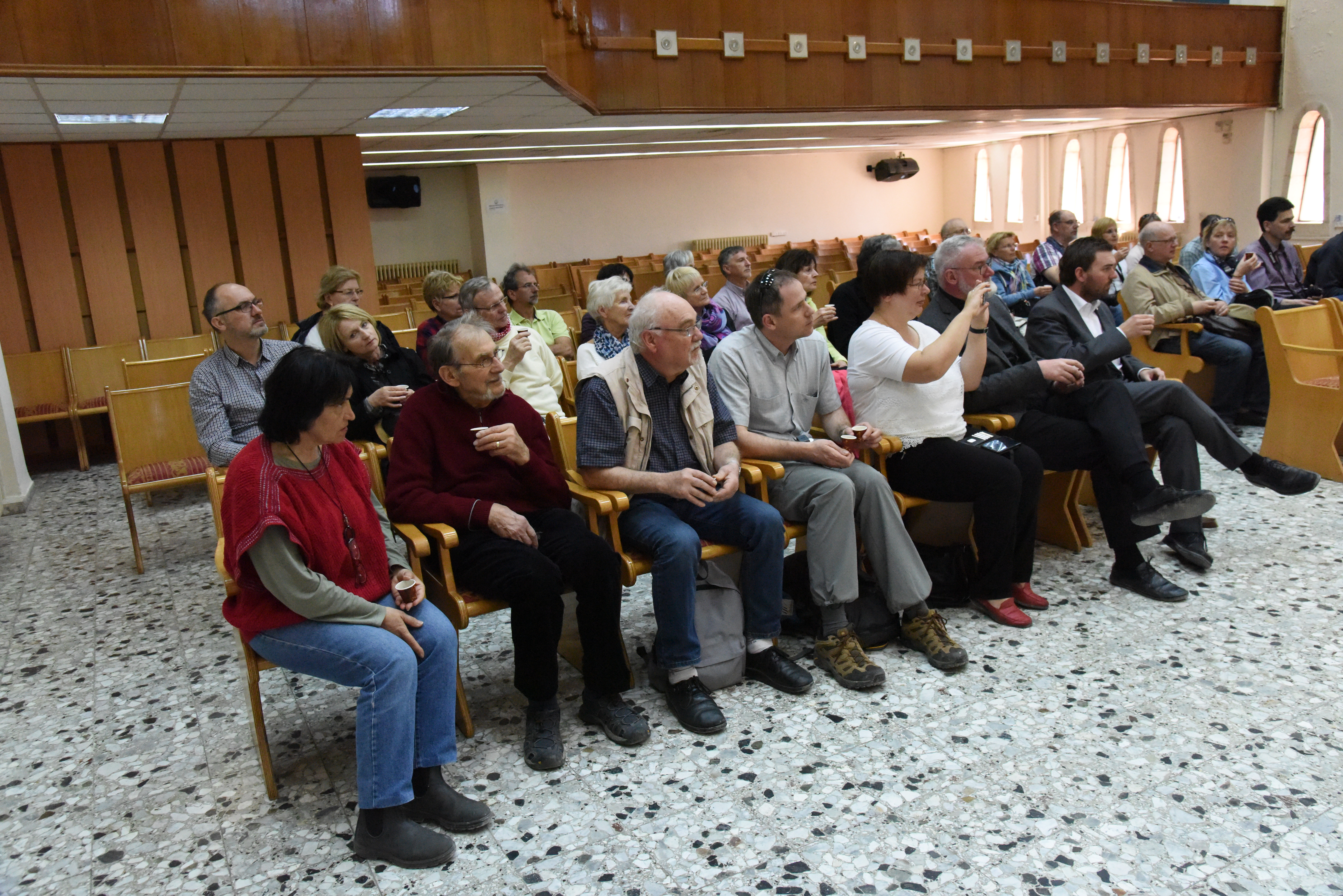 رئيسة بلدية بيت لحم تستقبل رئيس بلدية دورماغن ووفد مؤسسة مجتمعات عالمية 