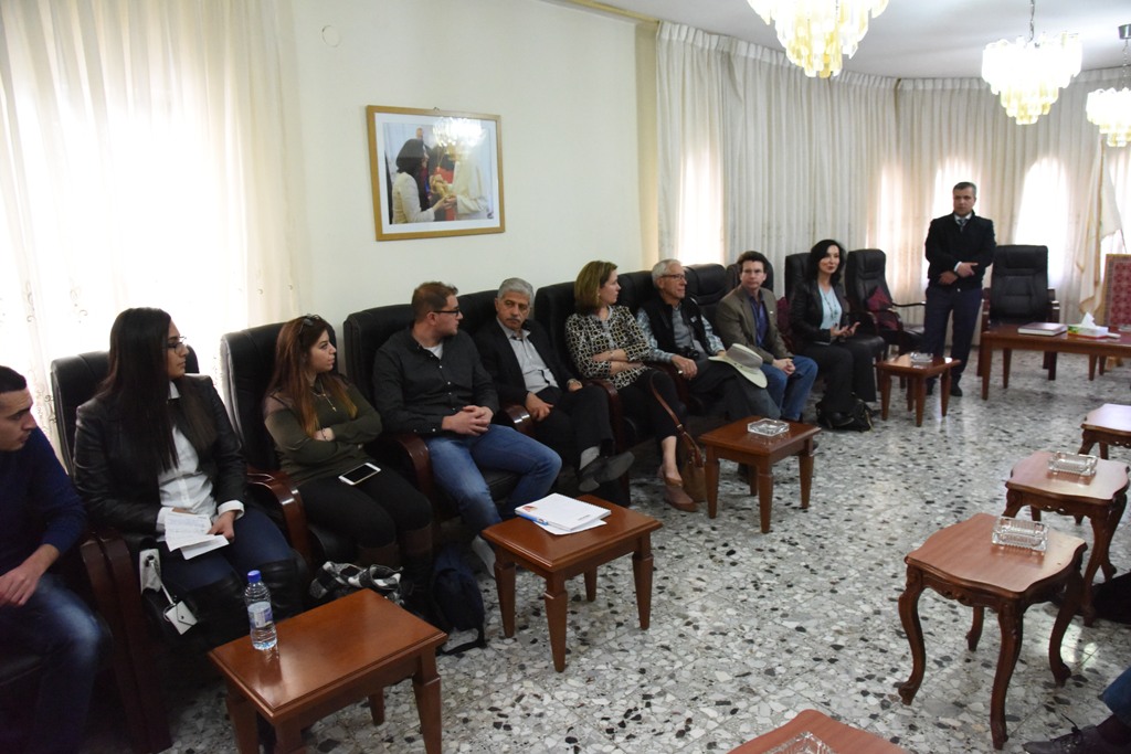 رئيسة بلدية بيت لحم تستقبل رئيس بلدية دورماغن ووفد مؤسسة مجتمعات عالمية 