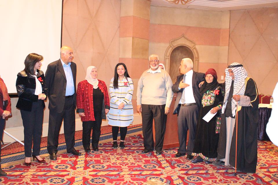 رئيسة بلدية بيت لحم تشارك في الحفل التكريمي المركزي لنساء مناضلات ومبدعات بمناسبة الثامن من اذار