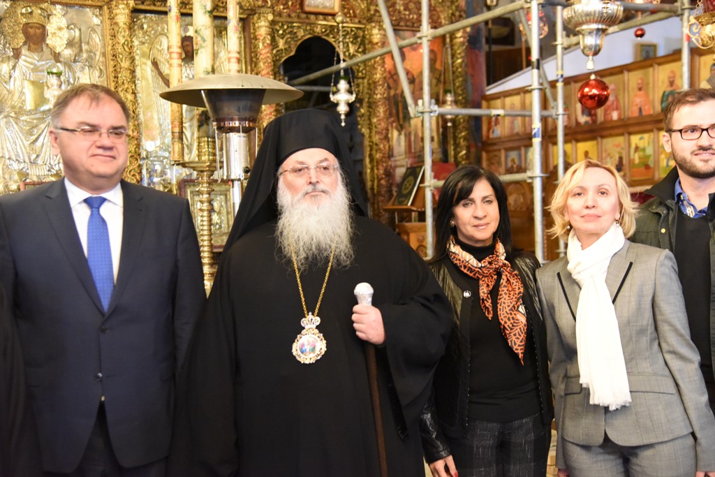 رئيسة بلدية بيت لحم تشارك في استقبال الرئيس البوسني 