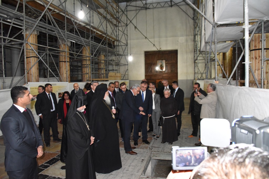 رئيسة بلدية بيت لحم تشارك في استقبال الرئيس البوسني 