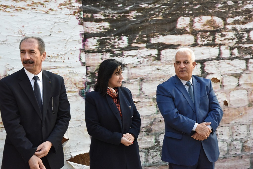 رئيسة بلدية بيت لحم تشارك في استقبال الرئيس البوسني 