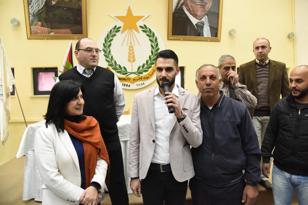 إحتفال عيد الأم في بلدية بيت لحم بحضور محبوب العرب يعقوب شاهين