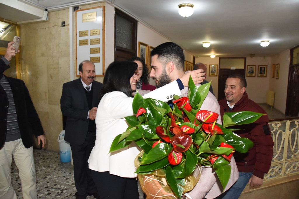 إحتفال عيد الأم في بلدية بيت لحم بحضور محبوب العرب يعقوب شاهين