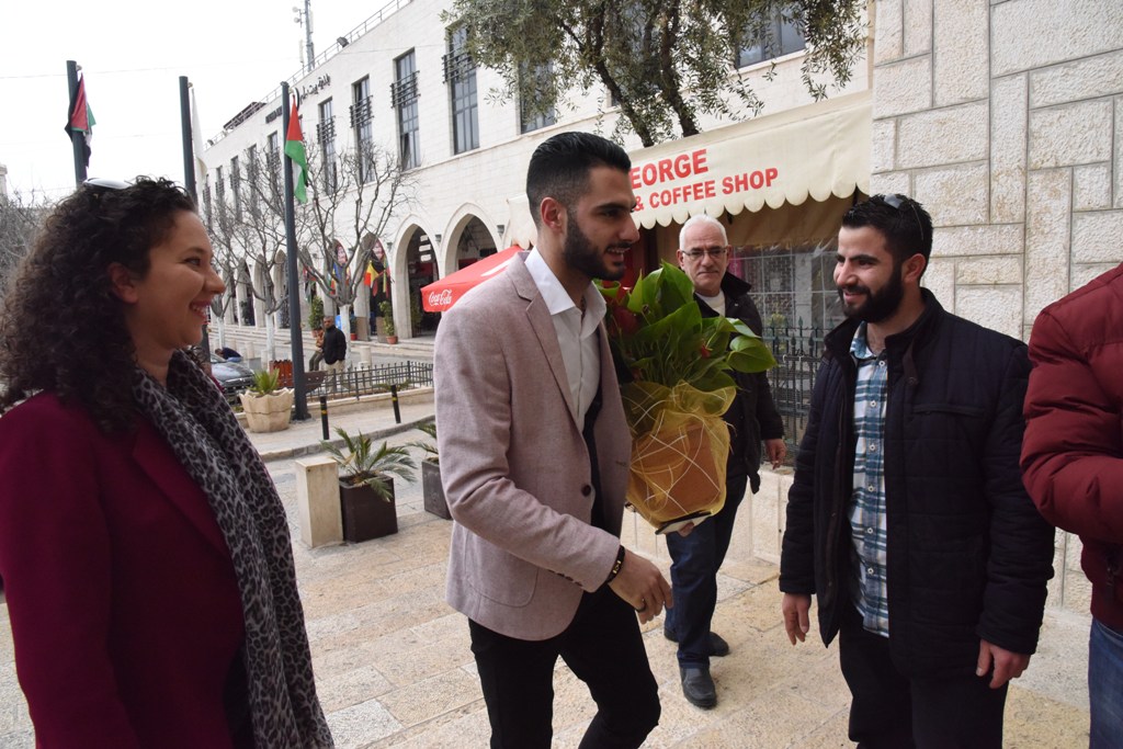 إحتفال عيد الأم في بلدية بيت لحم بحضور محبوب العرب يعقوب شاهين