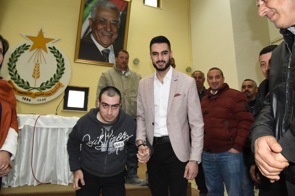 إحتفال عيد الأم في بلدية بيت لحم بحضور محبوب العرب يعقوب شاهين