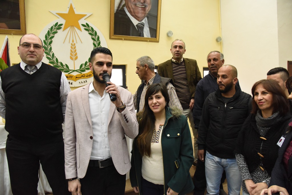 إحتفال عيد الأم في بلدية بيت لحم بحضور محبوب العرب يعقوب شاهين