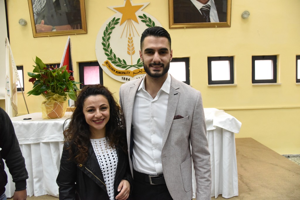 إحتفال عيد الأم في بلدية بيت لحم بحضور محبوب العرب يعقوب شاهين