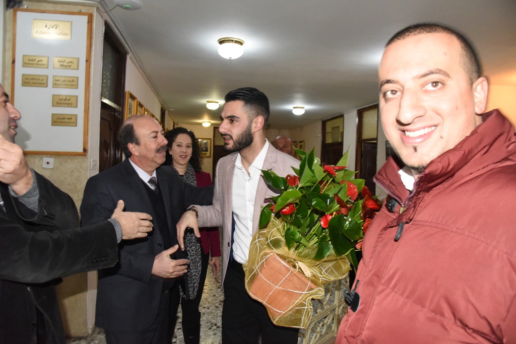 إحتفال عيد الأم في بلدية بيت لحم بحضور محبوب العرب يعقوب شاهين