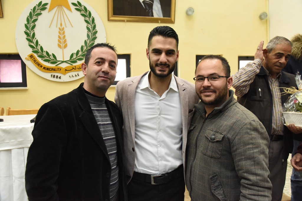 إحتفال عيد الأم في بلدية بيت لحم بحضور محبوب العرب يعقوب شاهين