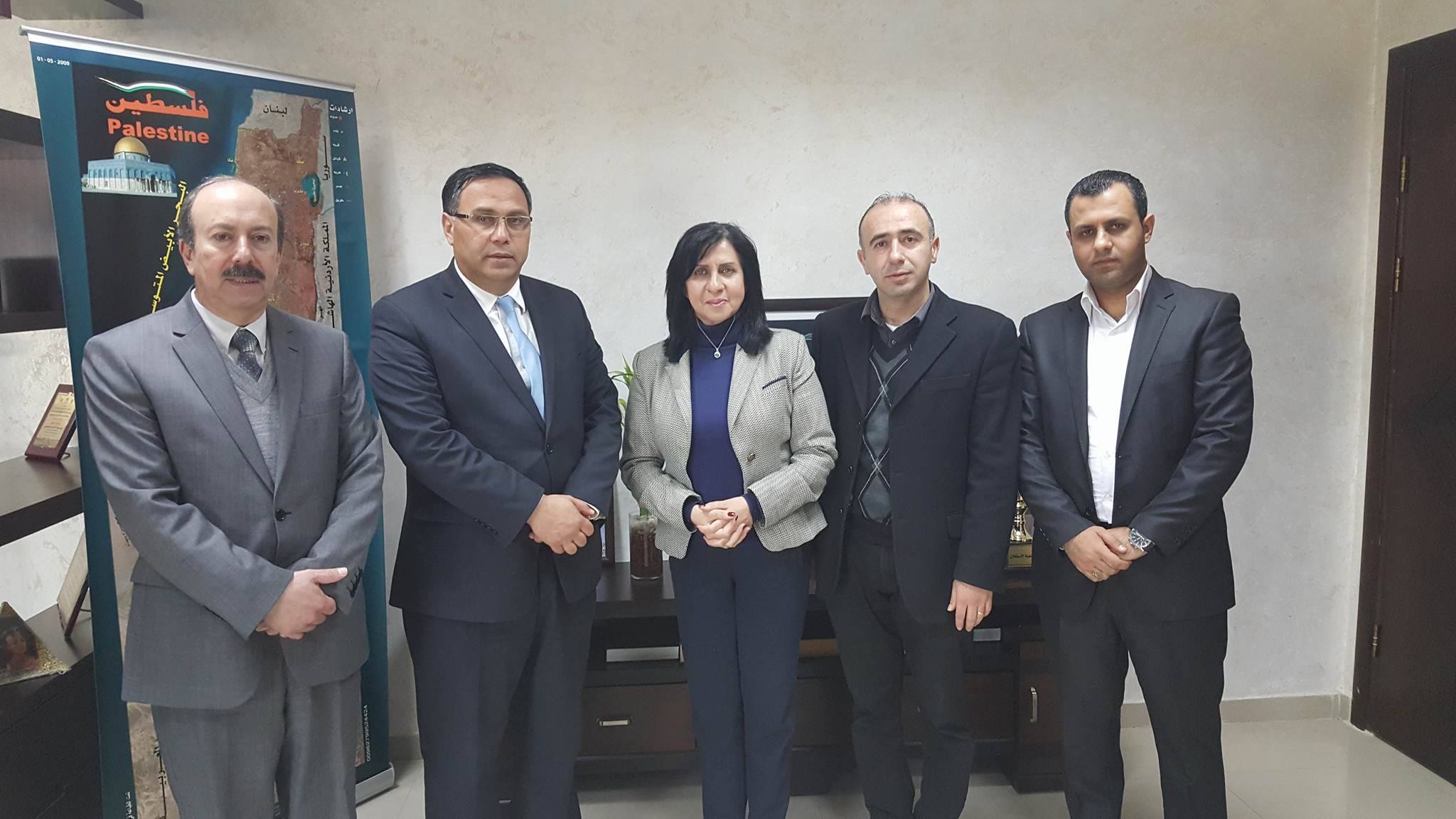  رئيسة بلدية بيت لحم ورئيس هيئة التقاعد الفلسطينية يوقعان إتفافية إنتفاع البلدية بقانون التقاعد العام