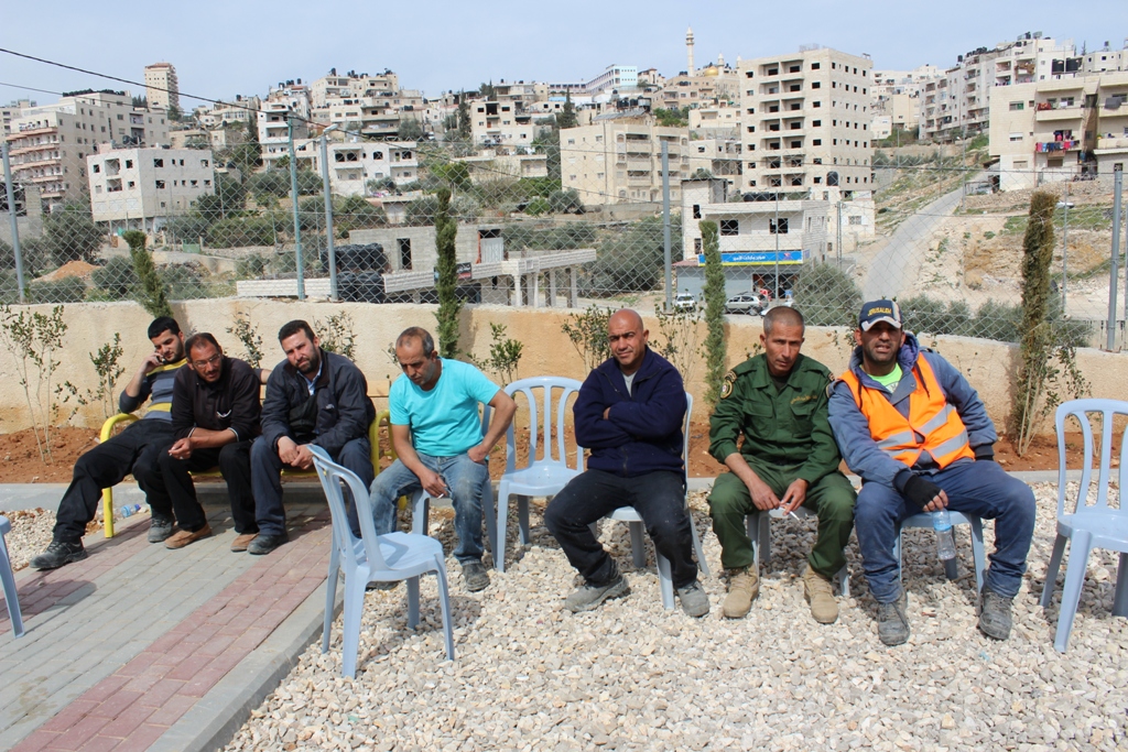 بلدية بيت لحم تفتتح مع شركائها حديقة البيارة في شارع  باب الجبيعة في المدينة