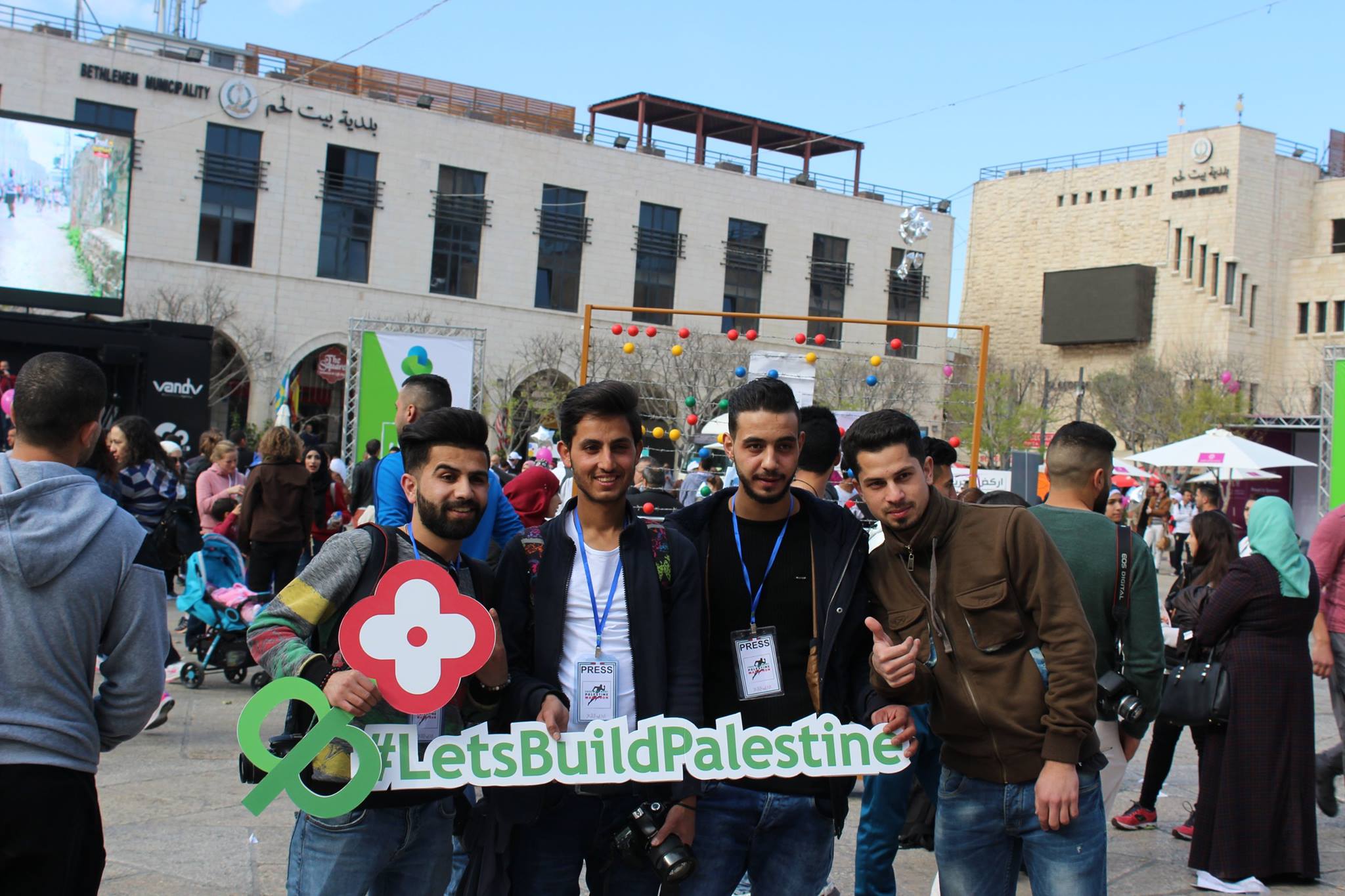 انطلاق ماراثون فلسطين الدولي الخامس في بيت لحم