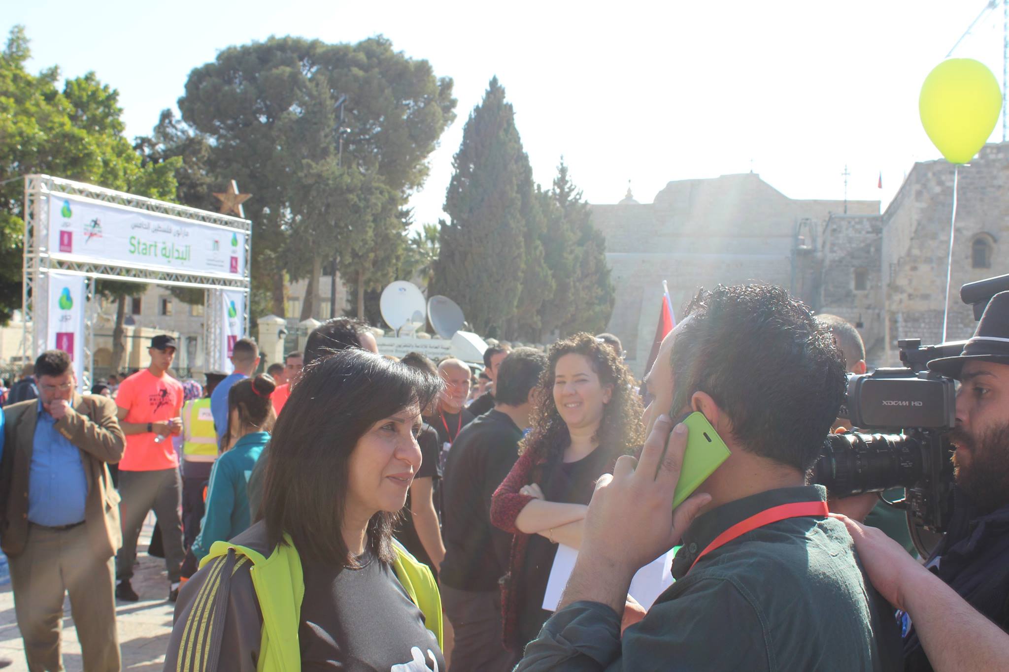 انطلاق ماراثون فلسطين الدولي الخامس في بيت لحم