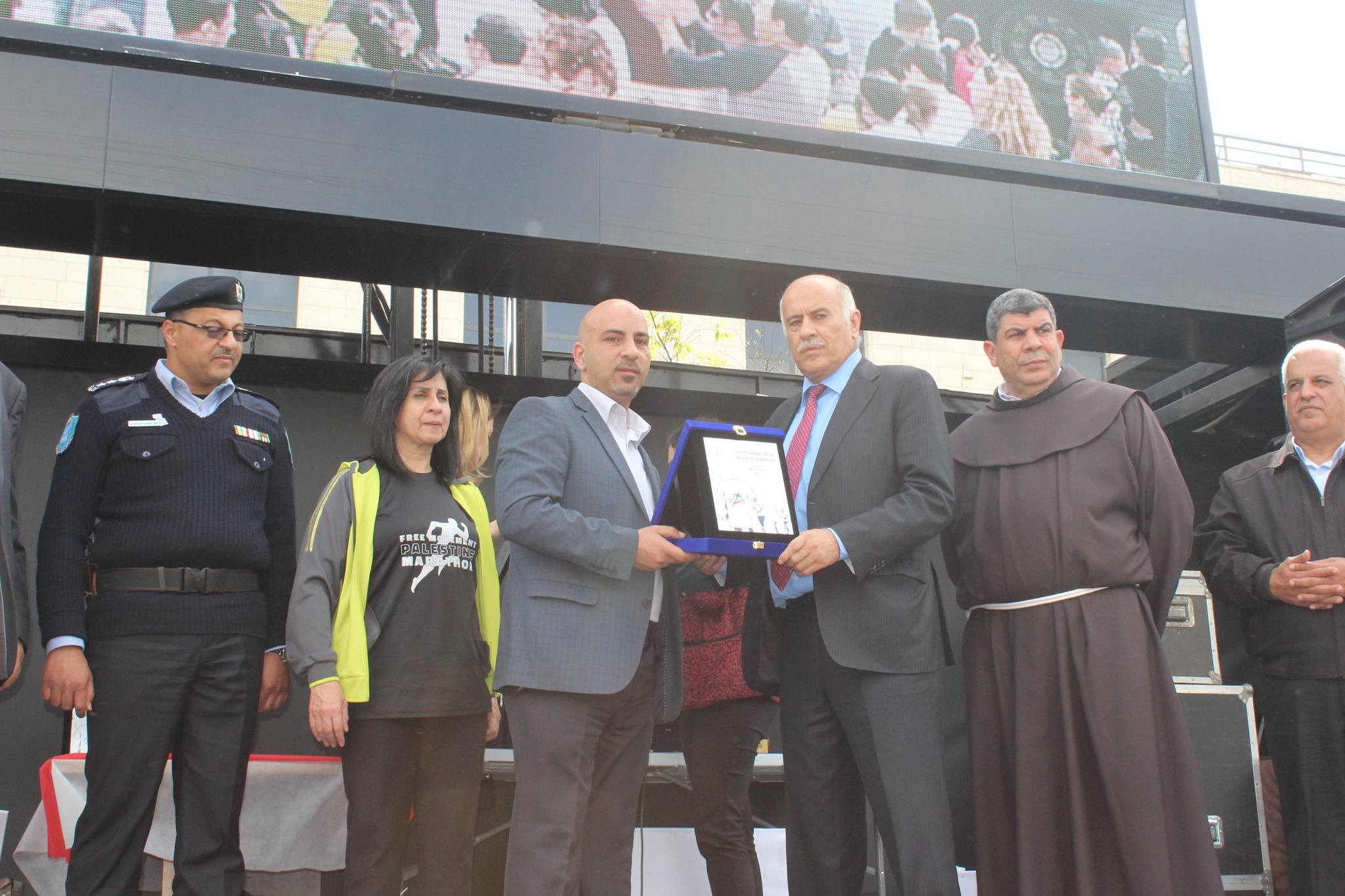 انطلاق ماراثون فلسطين الدولي الخامس في بيت لحم