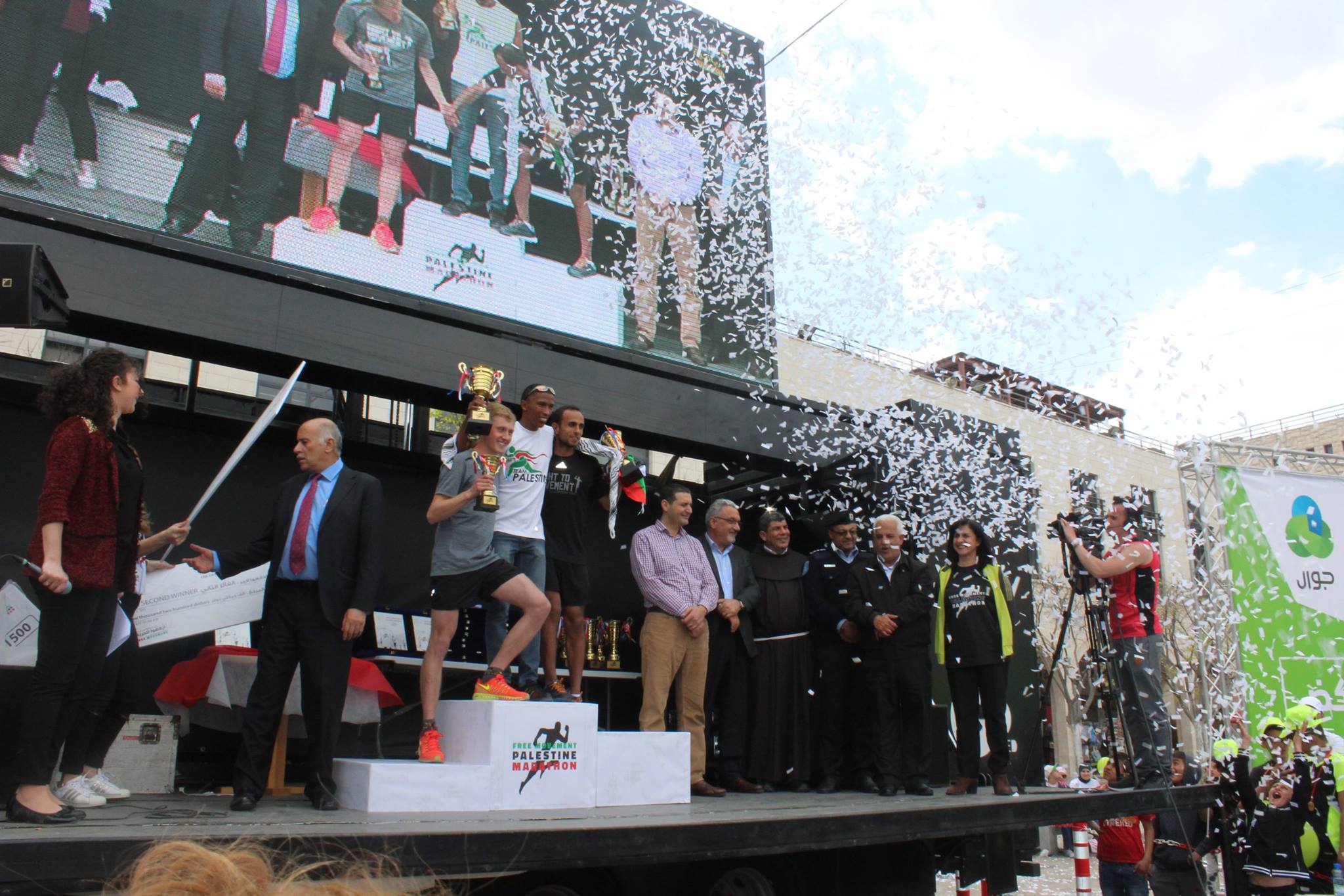 انطلاق ماراثون فلسطين الدولي الخامس في بيت لحم