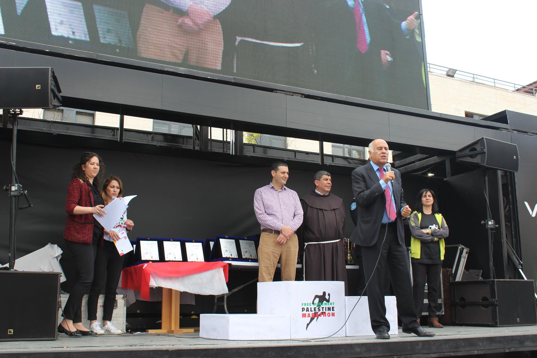 انطلاق ماراثون فلسطين الدولي الخامس في بيت لحم