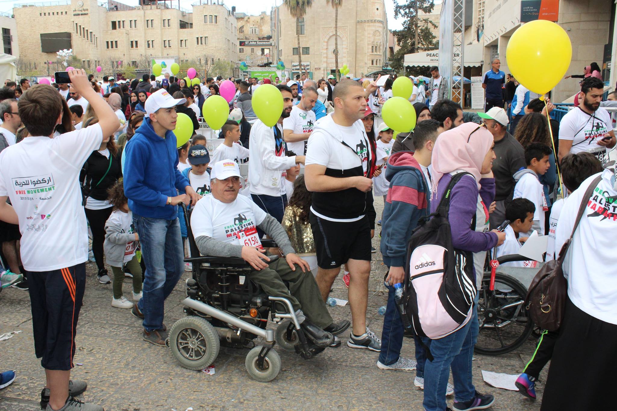 انطلاق ماراثون فلسطين الدولي الخامس في بيت لحم