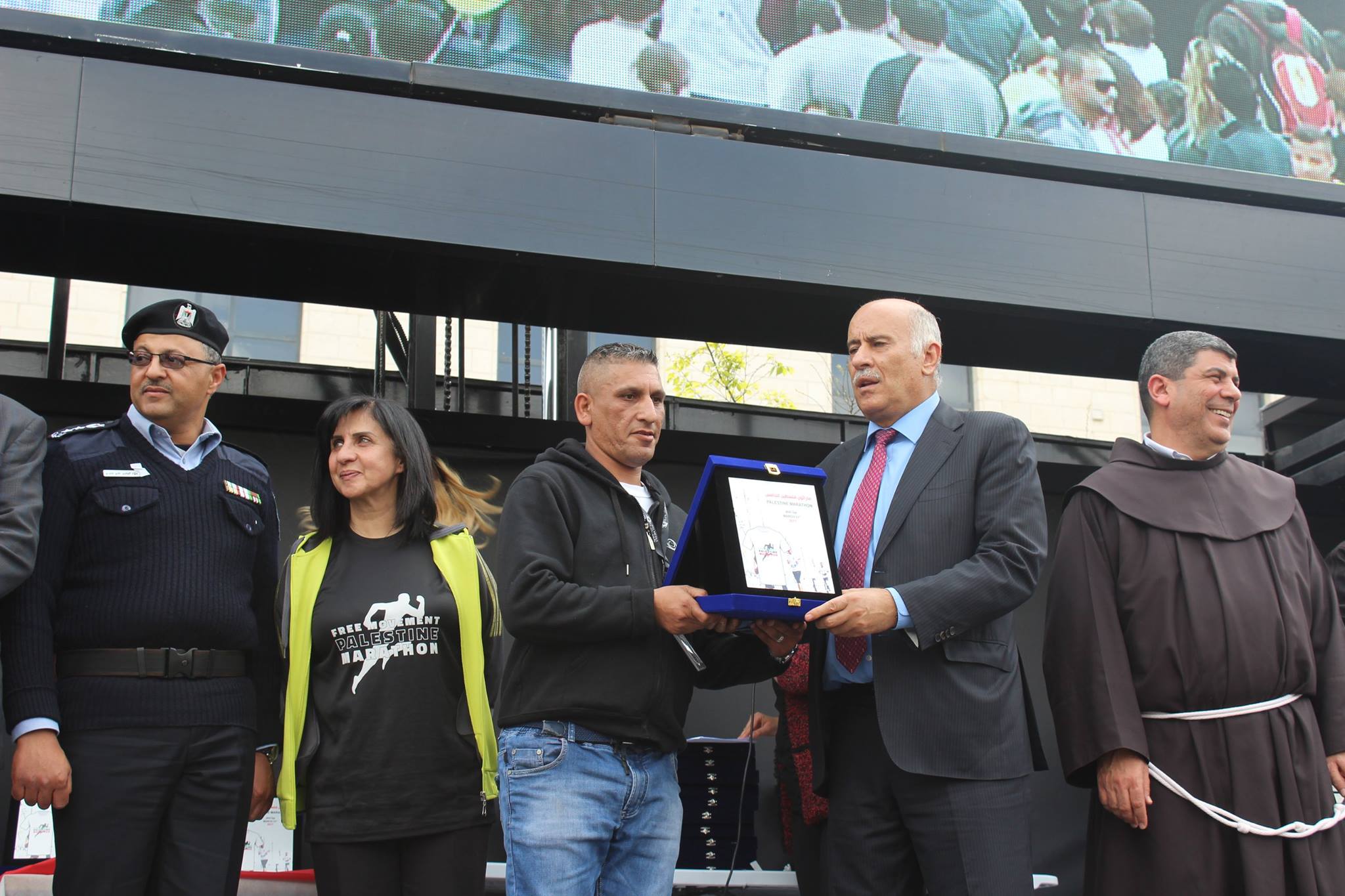 انطلاق ماراثون فلسطين الدولي الخامس في بيت لحم